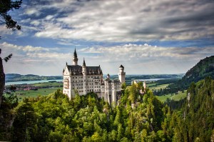 Bridge view of Neuschwanstein 2015